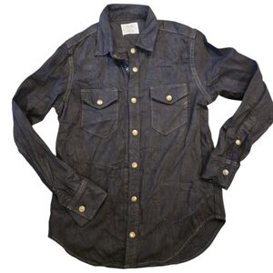 Men's Black BILLY REID WESTERN SHIRT SIZE SMALL